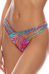 Luli Fama Wild Waters Strappy Ruched Back Bottom